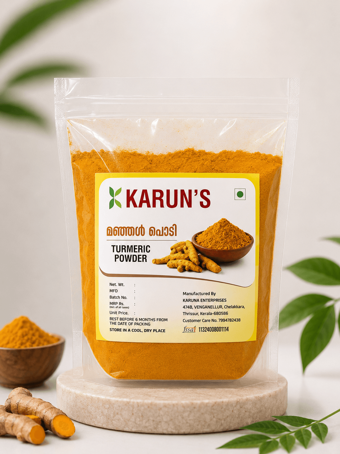 High-Curcumin Turmeric Powder
